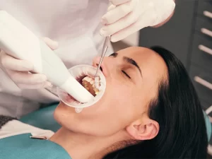 involved with a dental clean